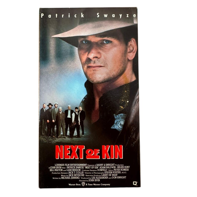 Next of Kin VHS 1989 Patrick Swayze Action Crime Drama R-rated Movie - Etsy