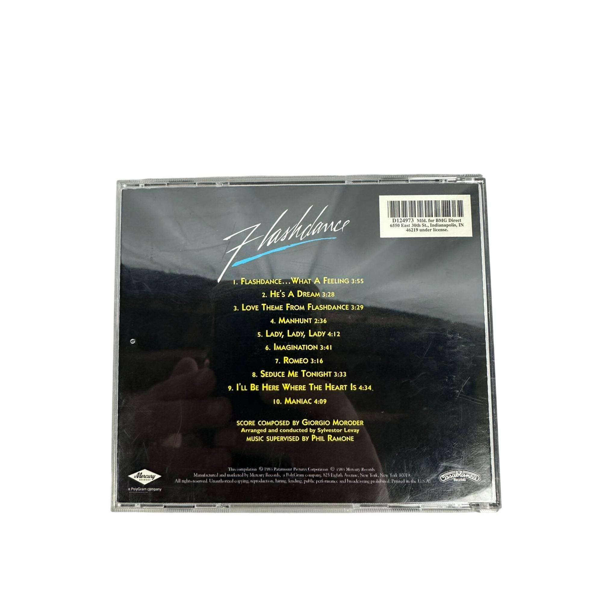 Flashdance Soundtrack CD 1983 Mercury Records Original Motion