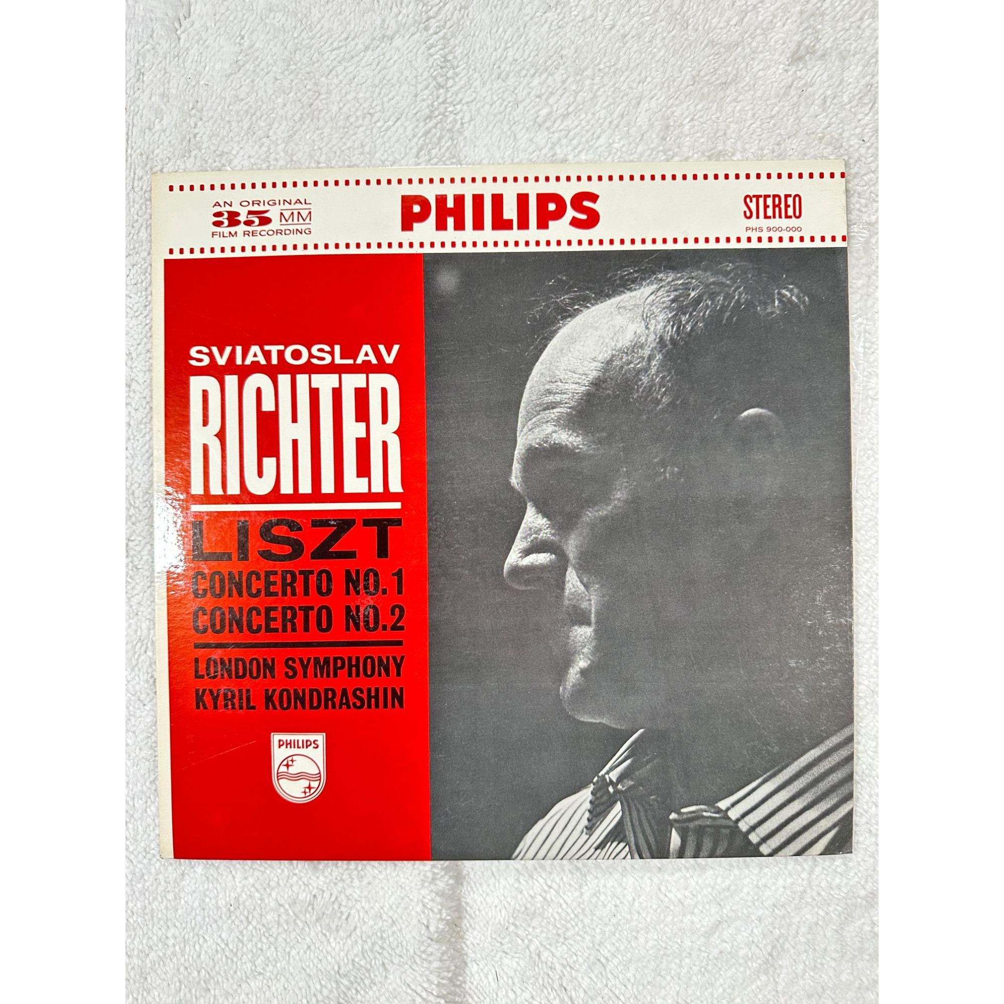 Sviatoslav Richter Liszt Piano Concertos Nos. 1 & 2 Vinyl LP