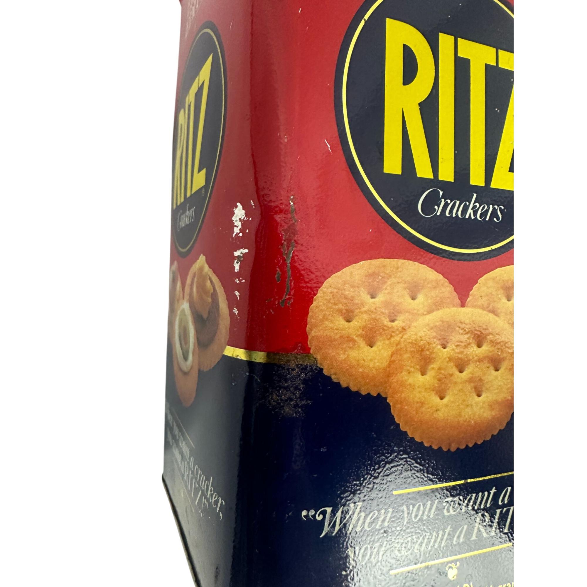 Limited Edition Ritz Crackers Collectible Vintage Tin Container