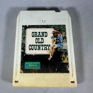 Grand Old Country 8-track tapelezers Digest Stereo 8 1974 Vintage Collectible