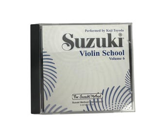 Suzuki Violin School Volume 6 CD Koji Toyoda 1978 Classical Music Learning Audio