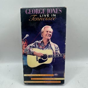George Jones Live In Tennessee VHS Tape 1993 Country Music Concert Performance