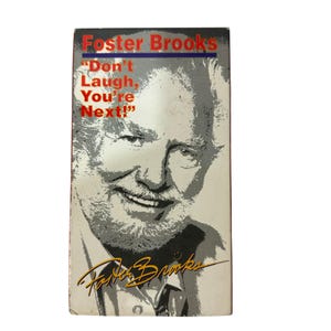 Foster Brooks "Skratta inte, du är nästa!" VHS Komedi 1992 BenJon Productions