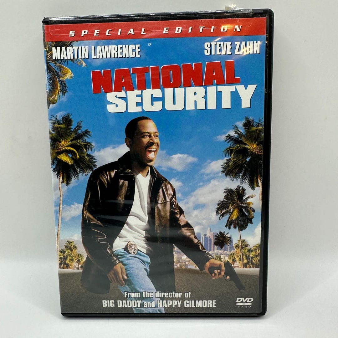 National Security Special Edition DVD Martin Lawrence Steve Zahn
