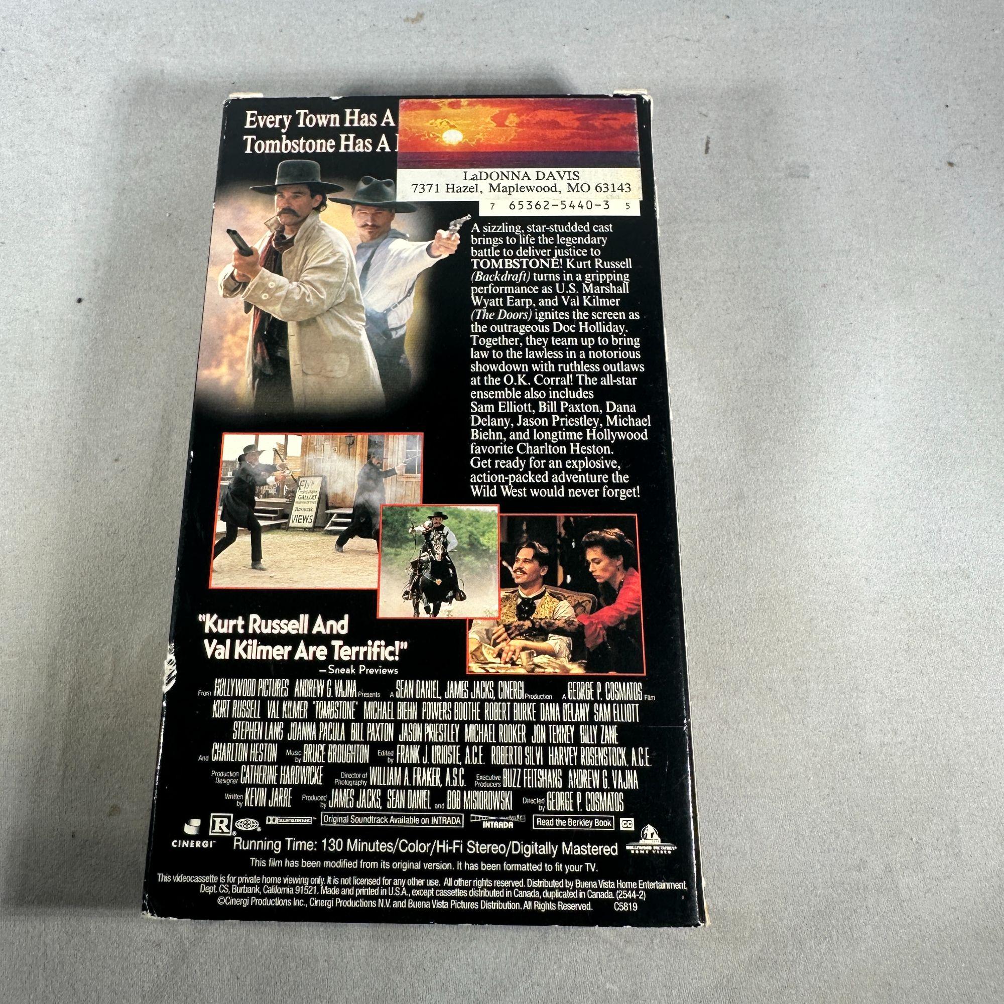 トゥームストーン ムービー VHS カート・ラッセル ヴァル・キルマー R