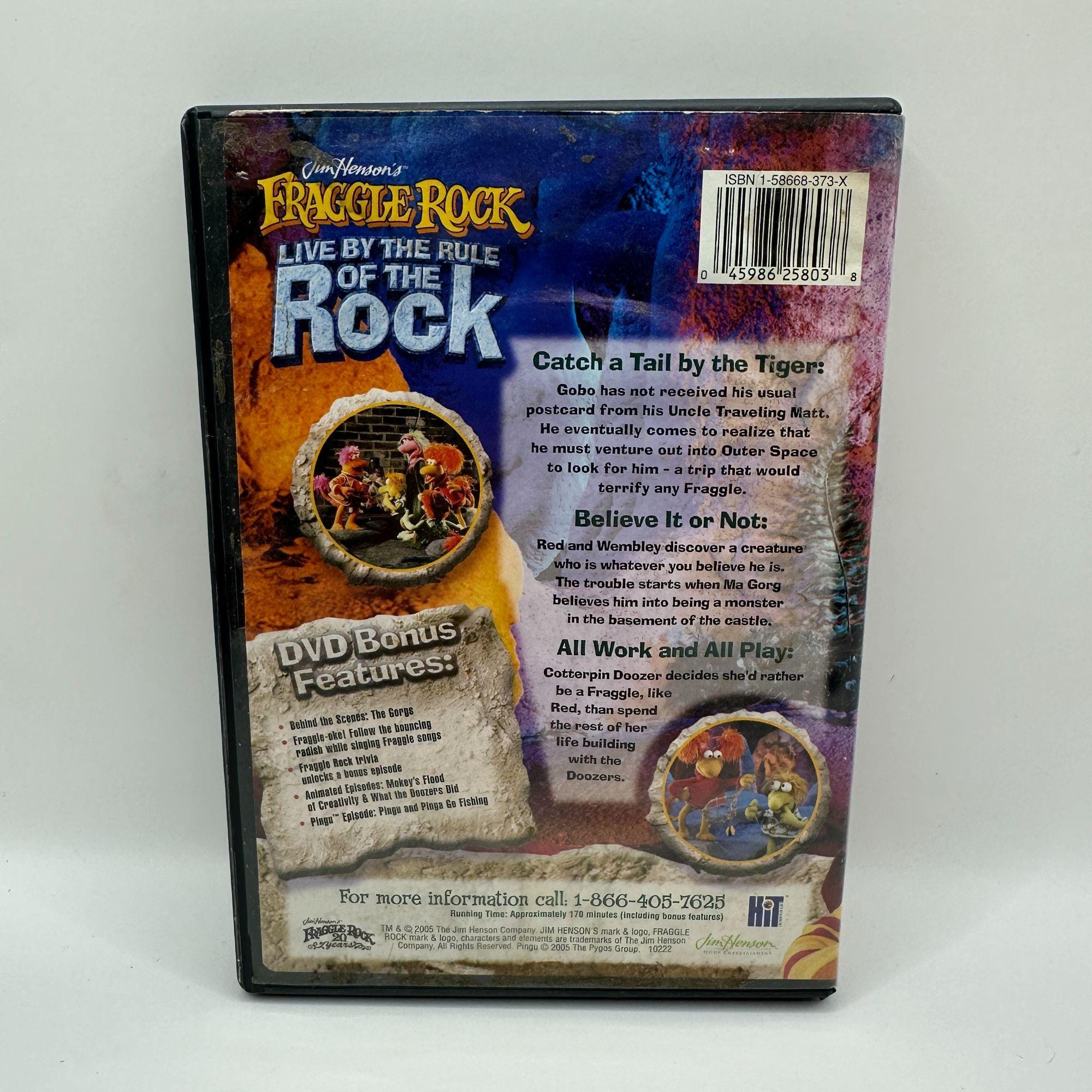 Fraggle Rock Live by the Rule of the Rock DVD 2005 Jim Henson