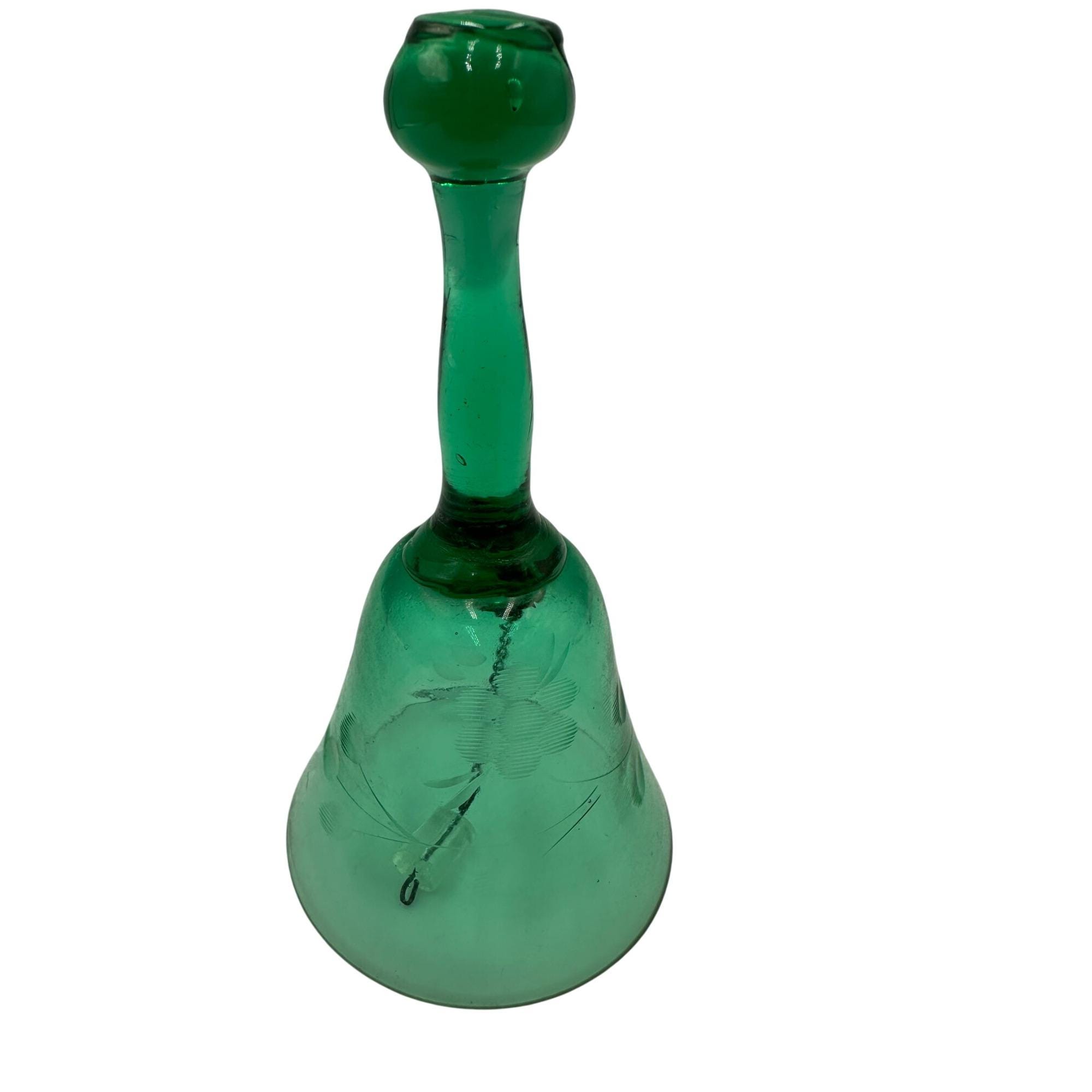 Decorative bottles green colored glass - Etsy 日本