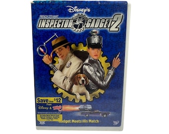 Inspector Gadget 2 dvd 2003 Disney Frans Stewart G-rated Familiekomedie Full Frame
