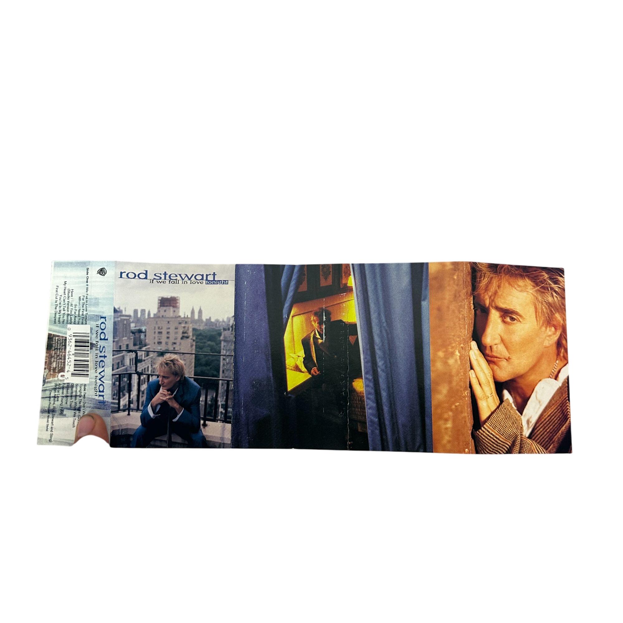 Rod Stewart If We Fall in Love Tonight 1996 Vintage Cassette