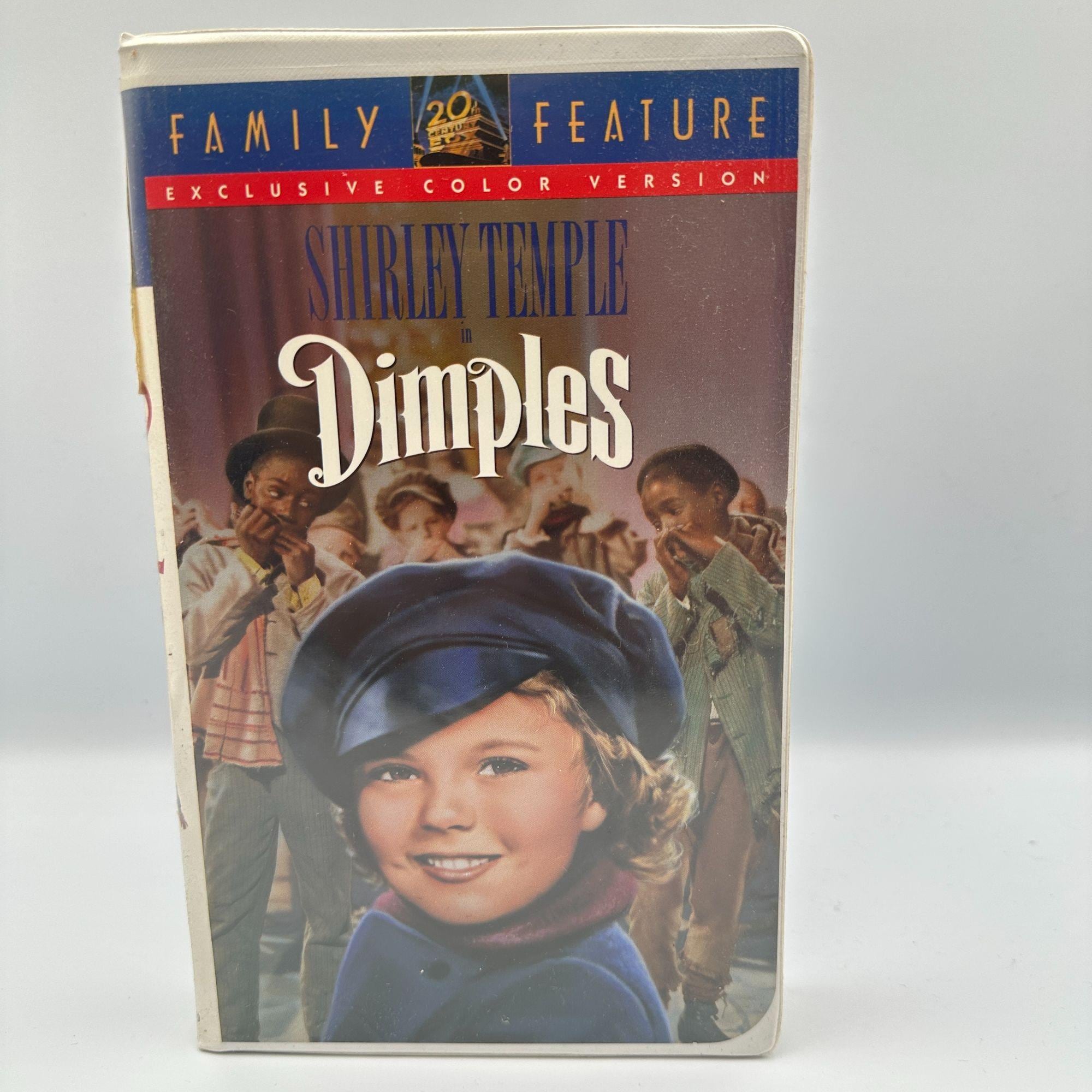 Shirley Temple Dimples VHS 1994 Family Feature Exclusive Color