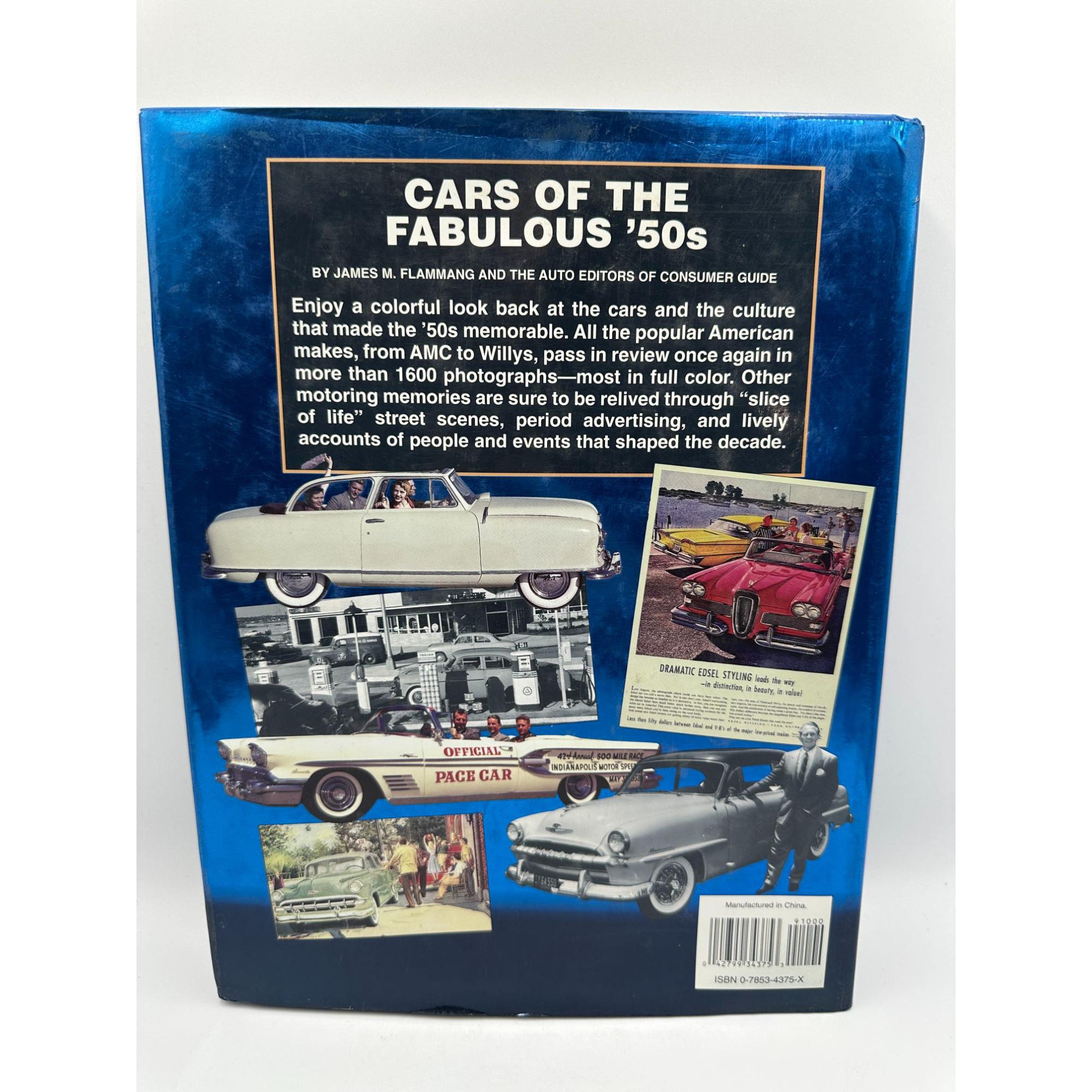 Cars of the Fabulous 50s James M. Flammang 2001 Hardcover