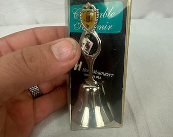 Silver-Plated Atlantic City Collectible Hand Bell In Box Made In USA Souvenir