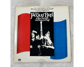 Jacques Brel Jacques Brel è vivo e vegeto e vive a Parigi 1974 2xLP Vinile