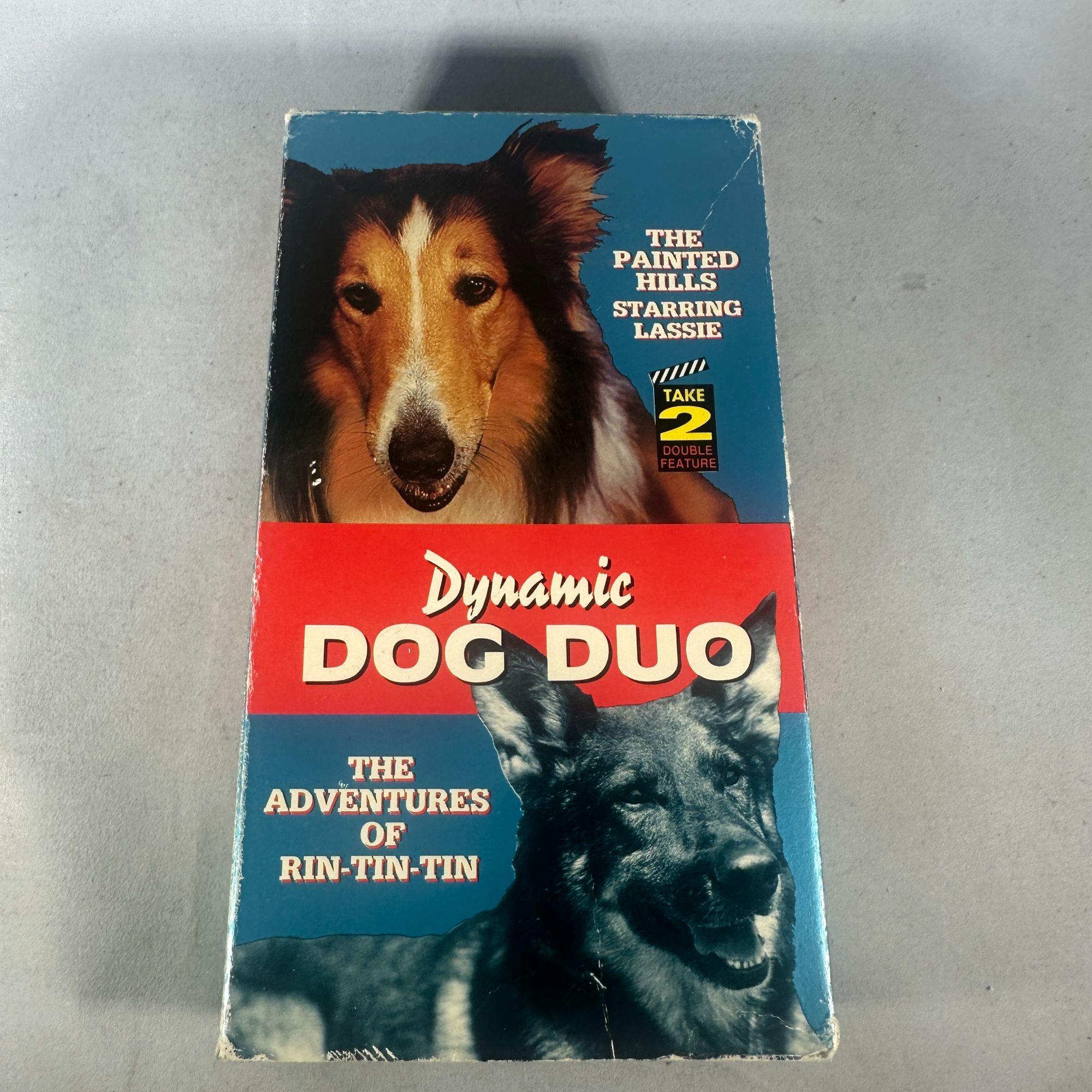 Dynamic Dog Duo VHS the Adventures of Rin-tin-tin & Painted Hills