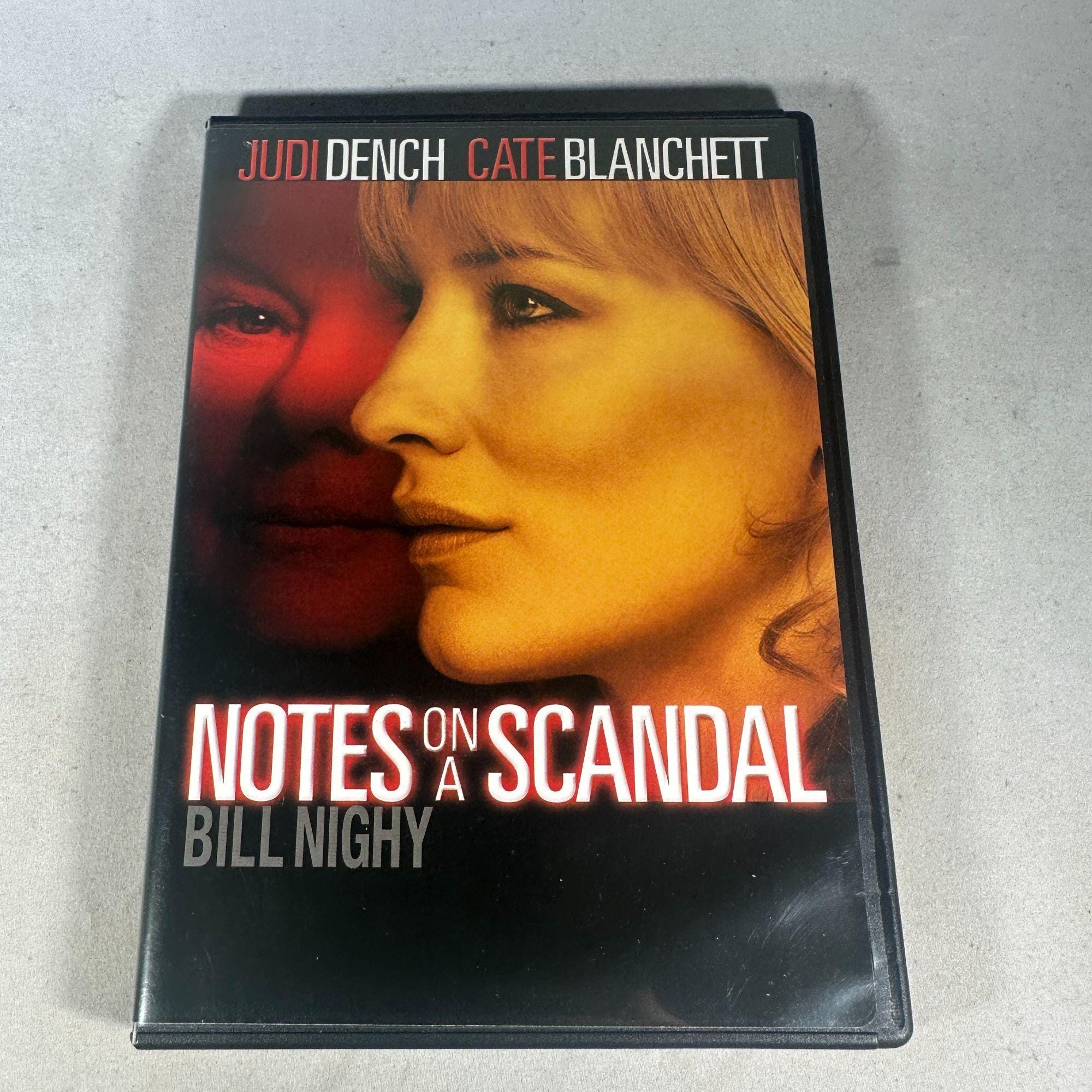 Notes on A Scandal DVD Judi Dench Cate Blanchett 2006 Drama