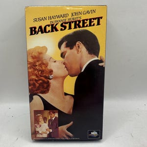 Back Street VHS 1992 Susan Hayward & John Gavin Drama MCA Universal NR