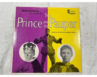 Walt Disney Książę i żebrak LP 1962 Winyl 33 Disneyland Records ST1912