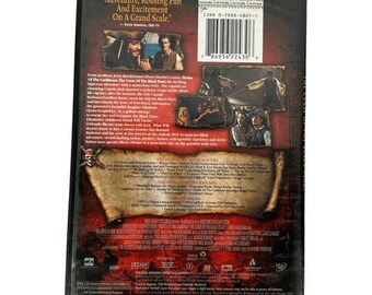 Pirates of the Caribbean the Curse of the Black Pearl DVD 2003 PG