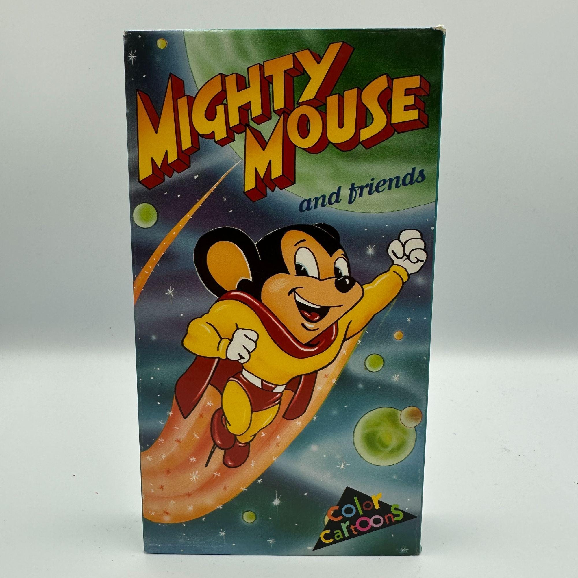 Mighty Mouse & Friends VHS 1996 Color Cartoons Gemstone