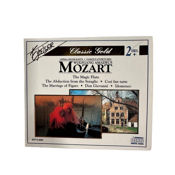 Mozart Classic Gold Opera Highlights & Famous Overtures 2-CD Set
