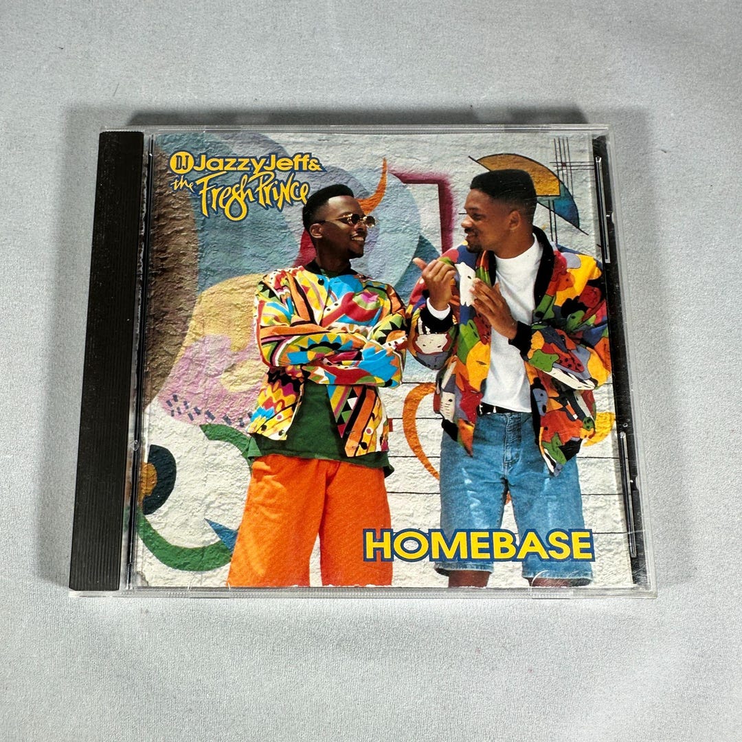 Dj Jazzy Jeff & the Fresh Prince Homebase CD Album 1991 Hip Hop