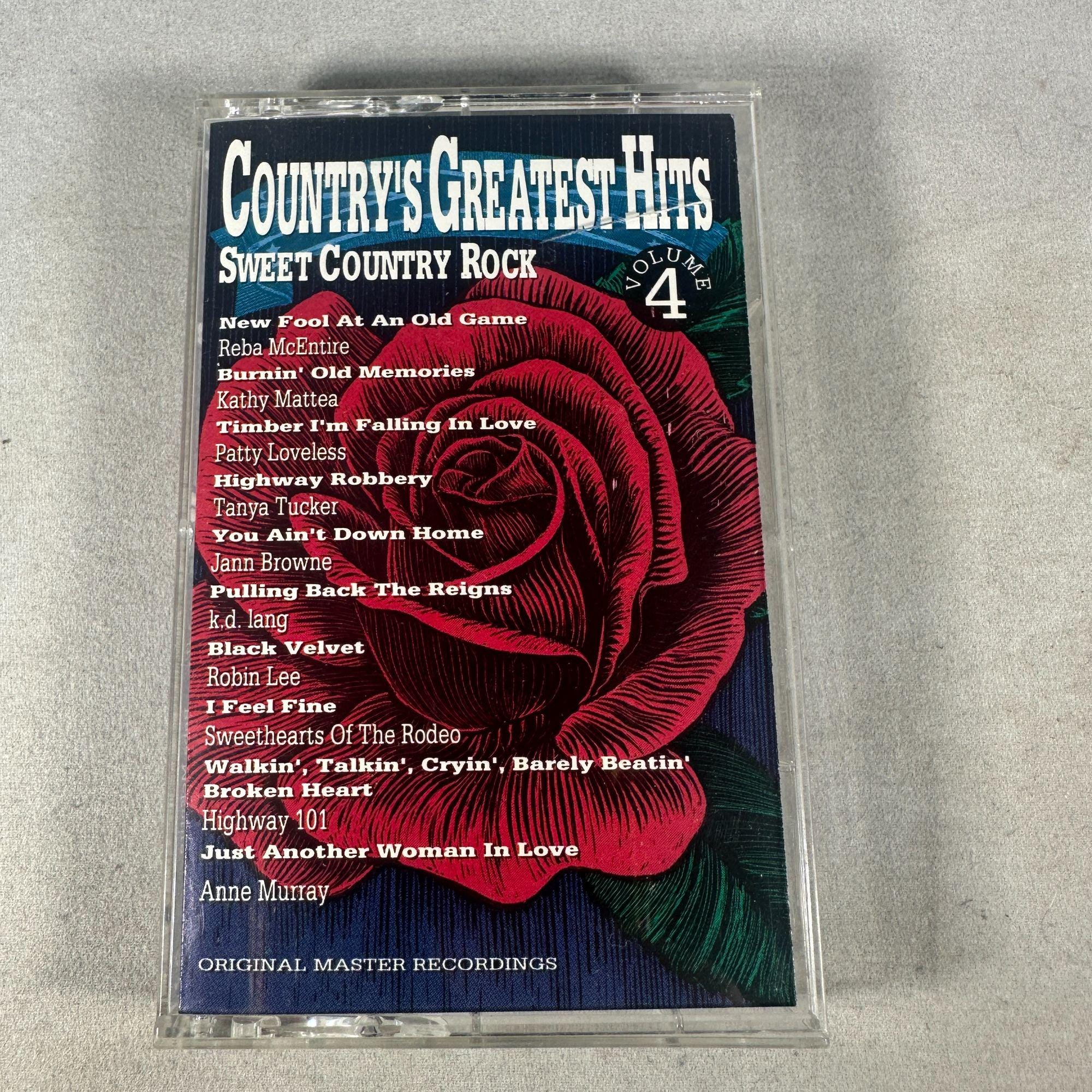 Countrys Greatest Hits Sweet Country Rock Volume 4 Audio Cassette