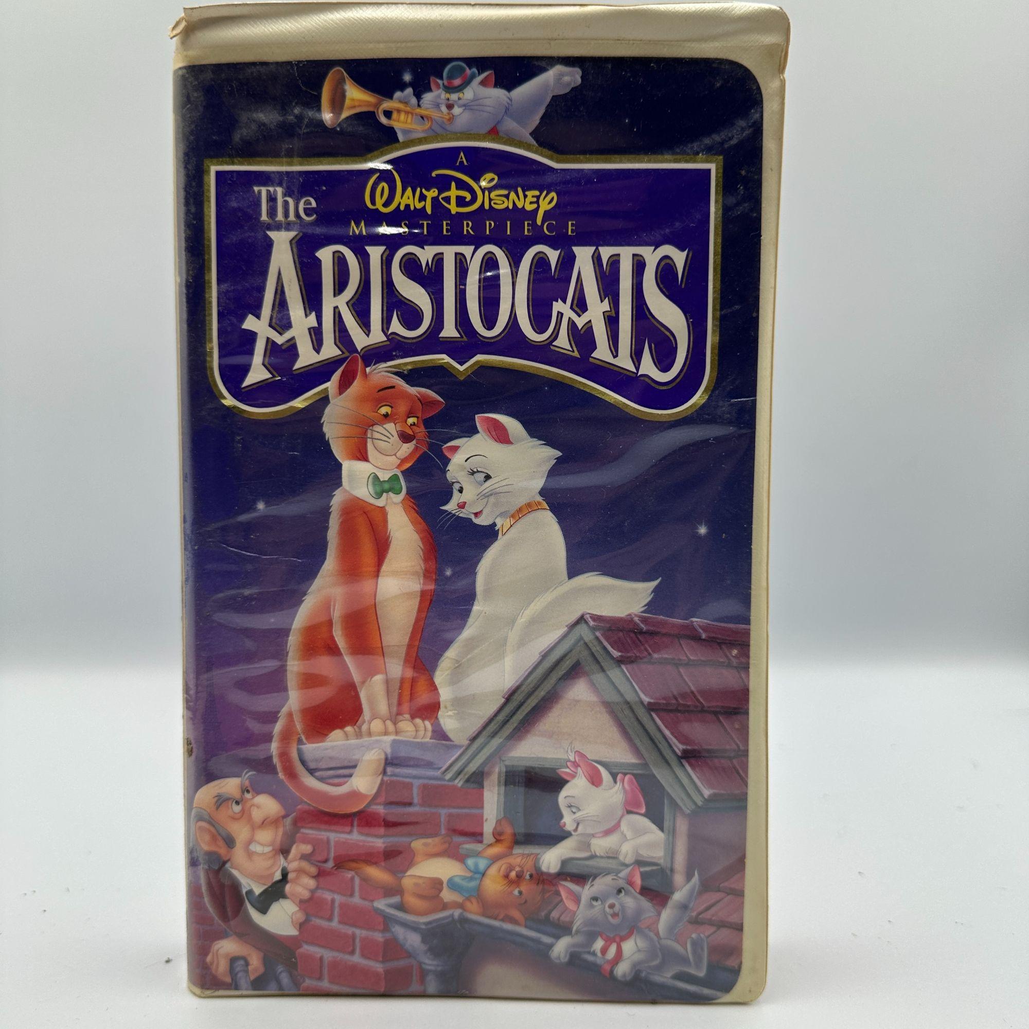 The Aristocats VHS Disney Masterpiece 1996 Edition Animated Film