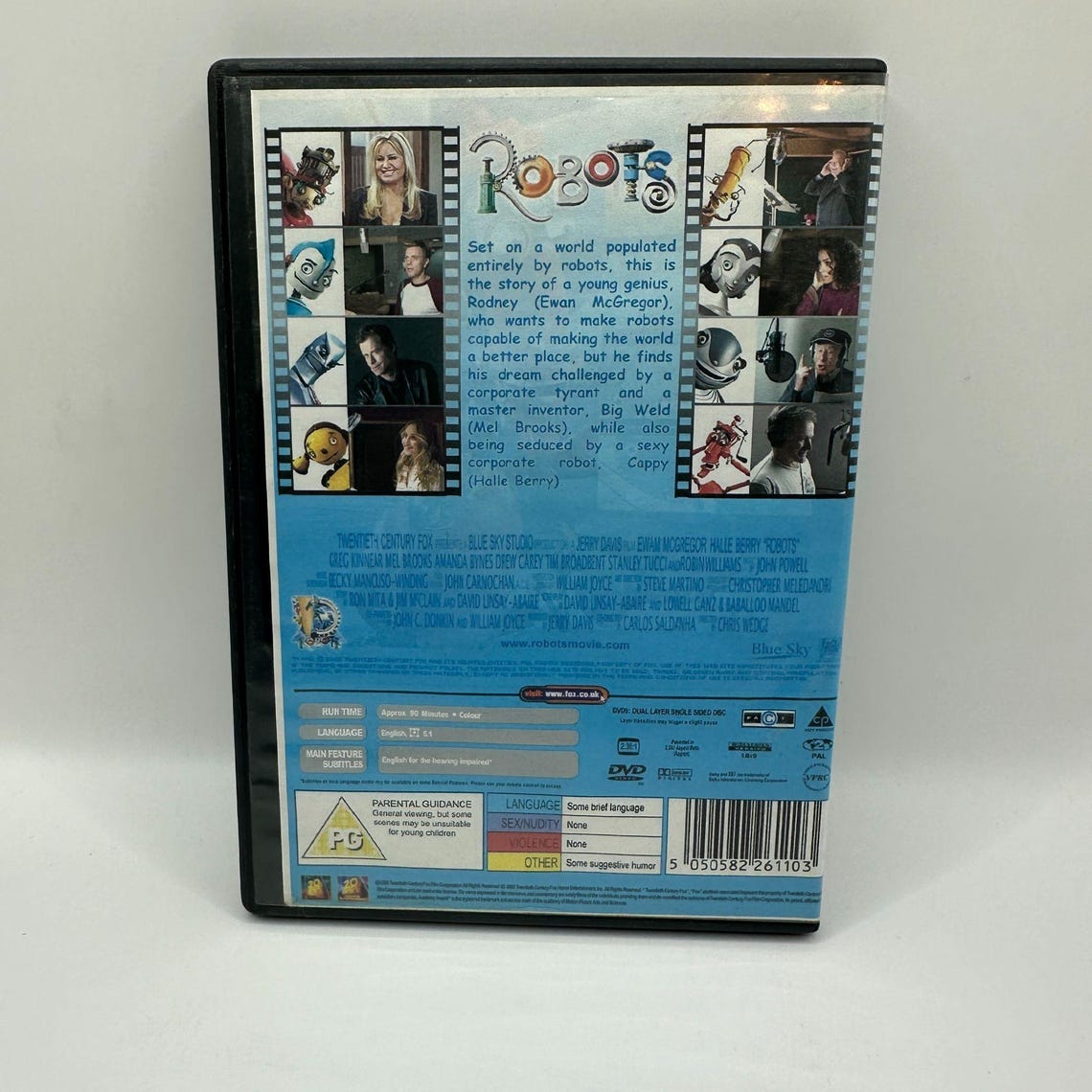 Robots DVD 2005 Widescreen Ewan Mcgregor Halle Berry Animated Comedy PG ...