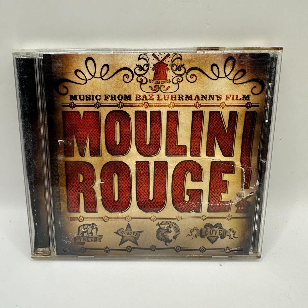 Moulin Rouge Baz Luhrmann Film Soundtrack CD 2001 Original Music Album ...