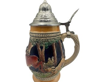 伝統的な Thewalt 1960 ドイツ製ビールジョッキ - クラシックなバー 