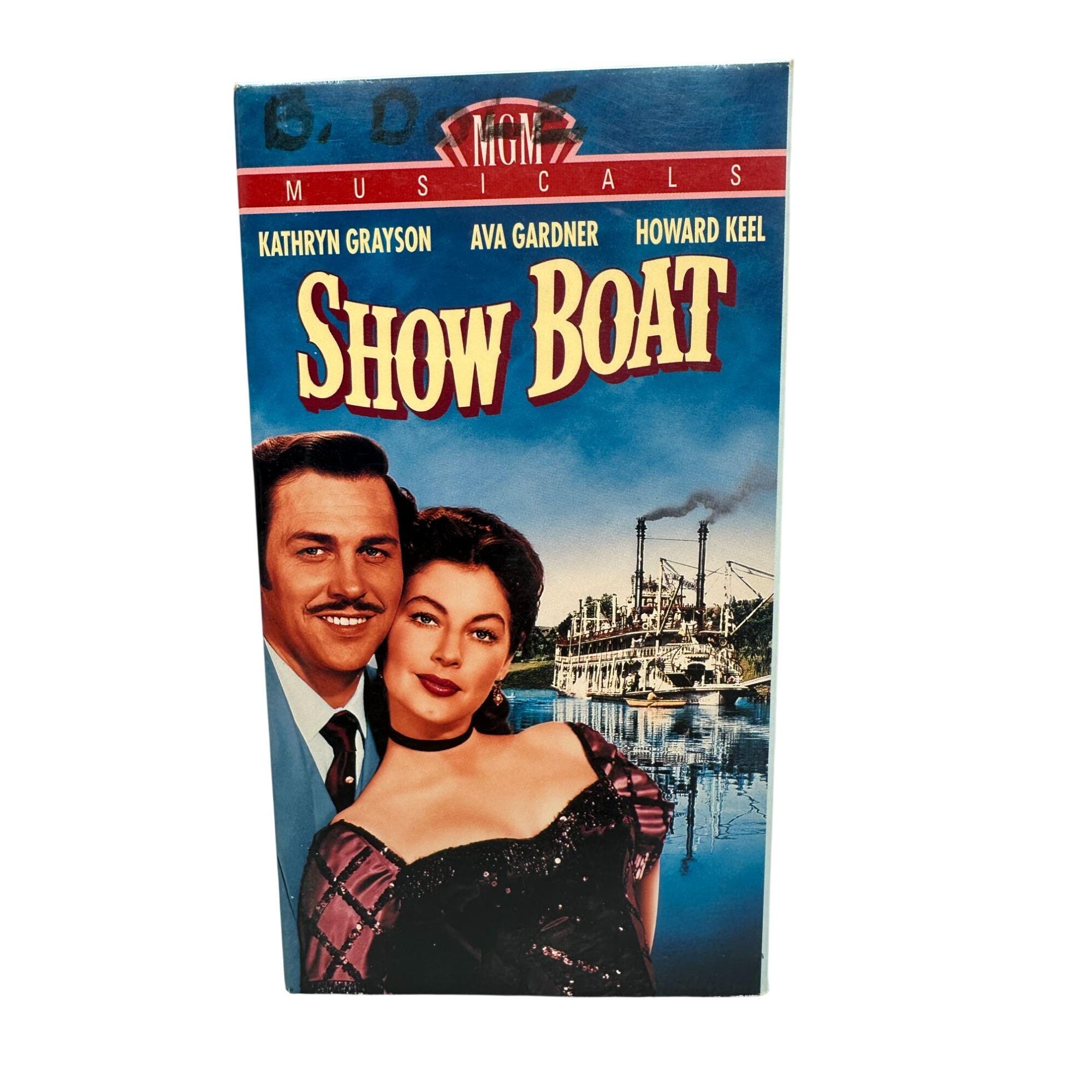 Show Boat 1951 VHS MGM Musicals Kathryn Grayson Ava Gardner Howard