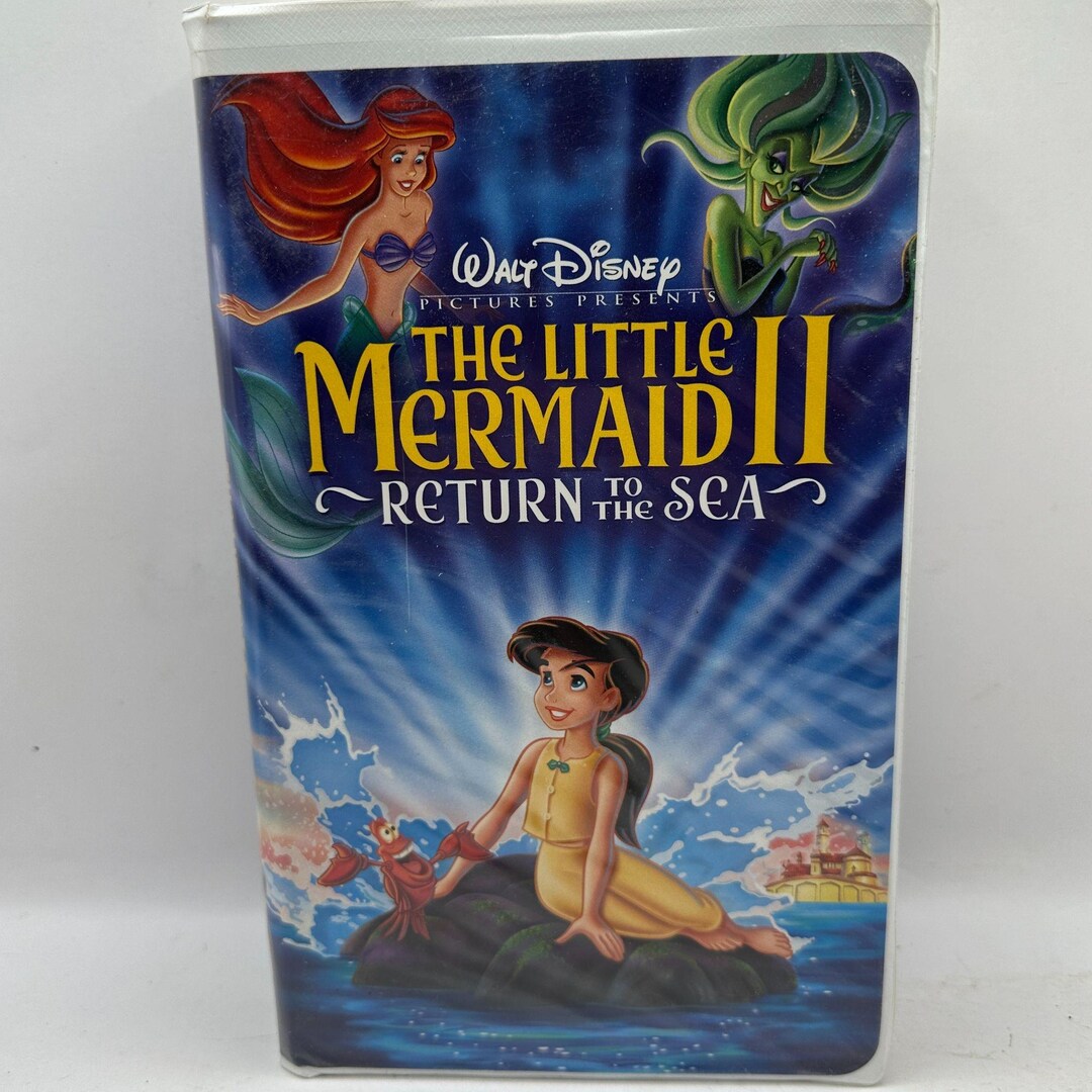 The Little Mermaid II: Return to the Sea VHS 2000 Walt Disney Animation ...