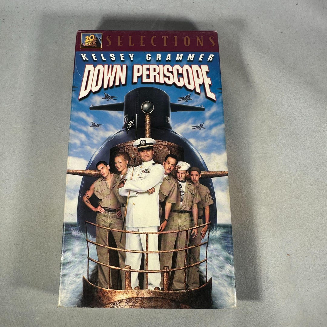 Down Periscope Kelsey Grammer VHS 1996 20th Century Fox Comedy Movie Down Periscope Kelsey Grammer VHS 1996 20th Century Fox Comedy Movie