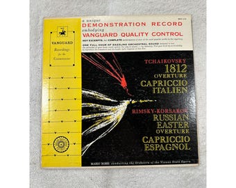 Tchaikovsky & Rimsky-korsakov 1812 Overture Capriccio Espagnol LP