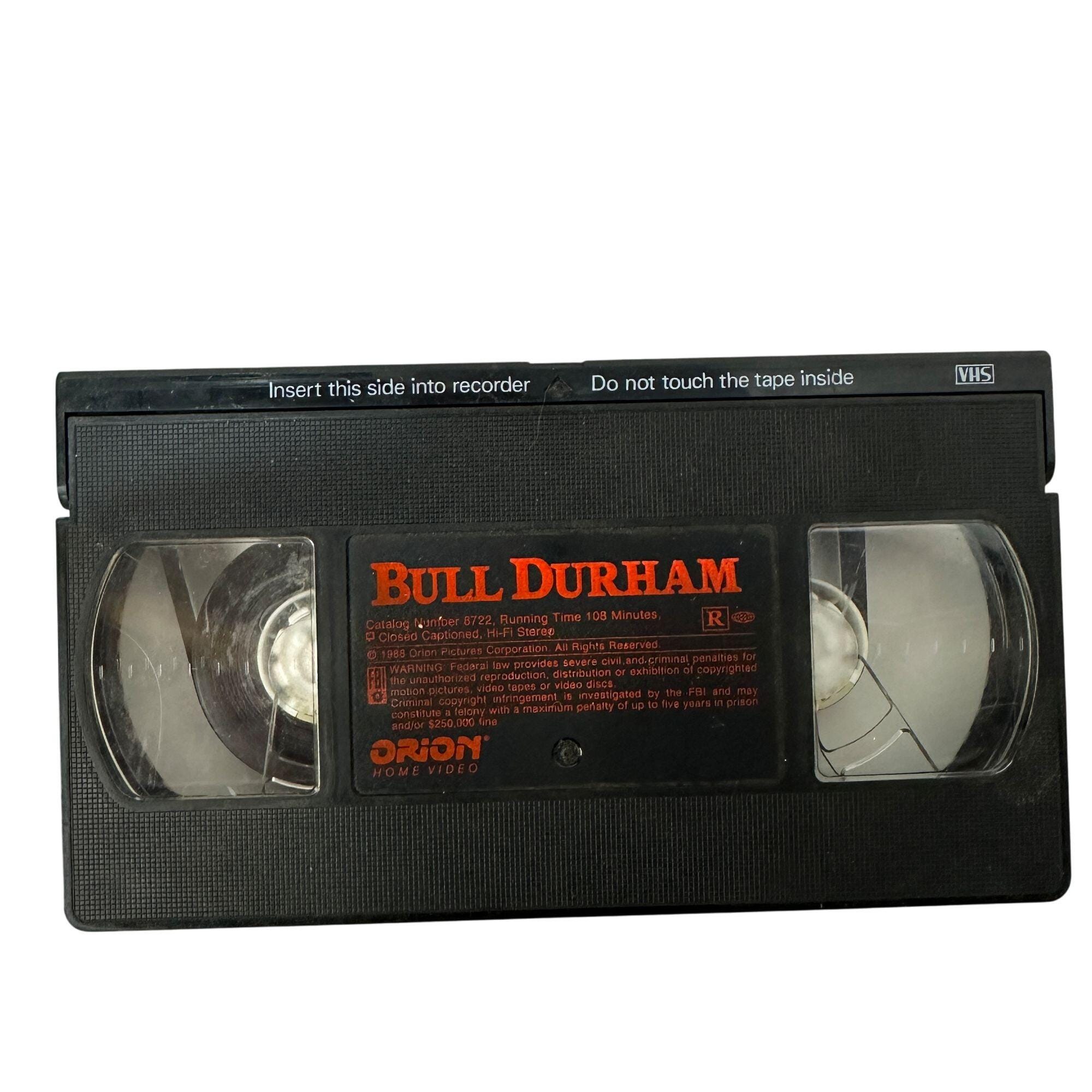 Bull Durham VHS 1988 Orion Home Video R Rated Closed Captioned Hi