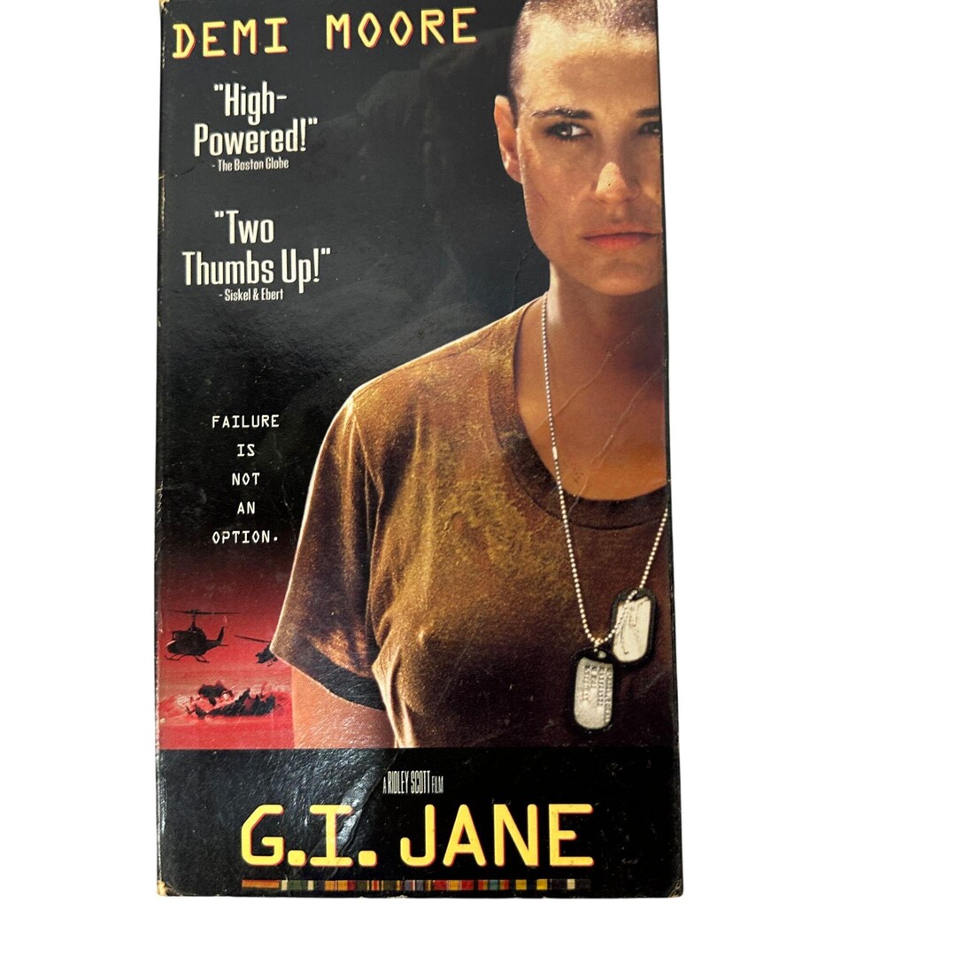 G.I. Jane VHS Tape Demi Moore 1997 Drama Action Ridley Scott R-rated - Etsy