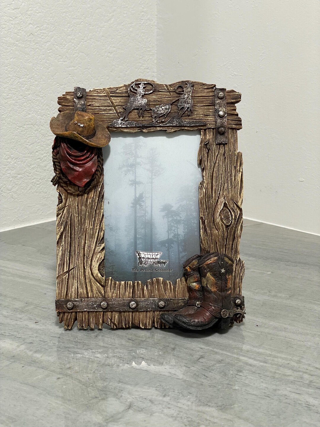 Vintage Western Boots Photo Frame- 6” X 8” - Etsy