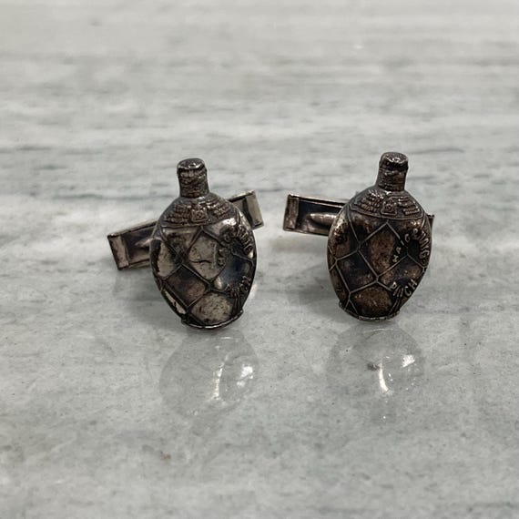 Vintage HAIG & HAIG Pinch Whiskey Bottle Sterling Silver Cufflinks
