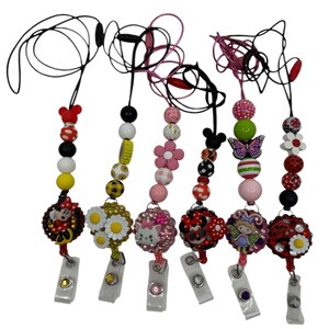Beaded Lanyard | Personalized Lanyard For Keys Or Id Badge | Back To School Keychain | Cute Teacher Appreciation Gift | Nurse Gift