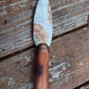 Flint Ridge Arrowhead Replica Artifact Knife