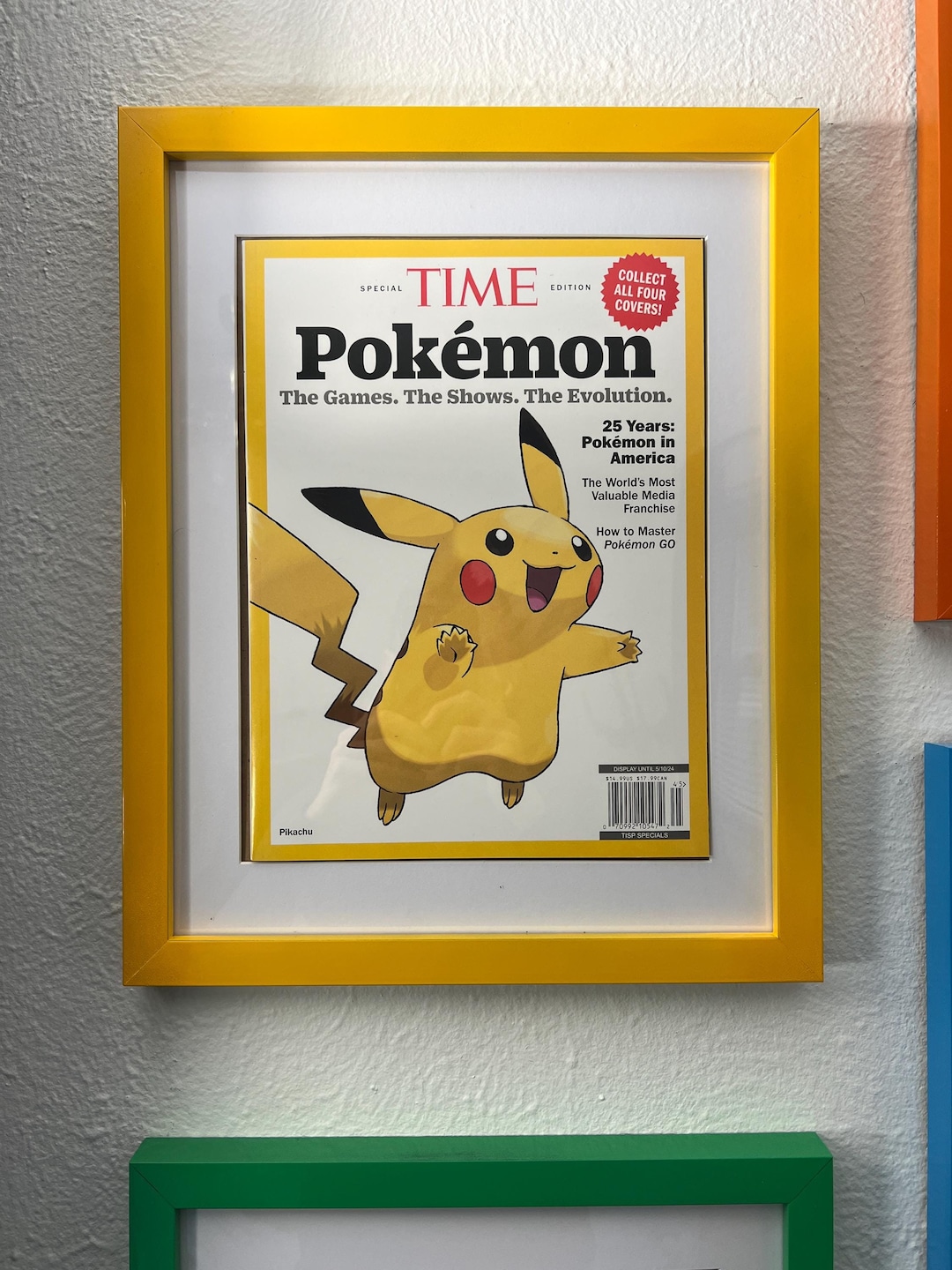 Pick-a-pokemon Painted TIME Magazine Frame - Etsy