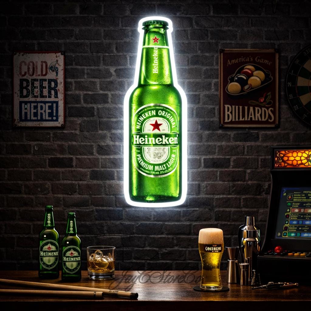 Heineken Neon Signs - Etsy Canada