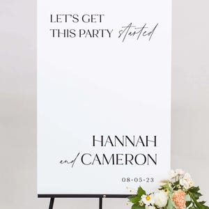 Wedding Welcome! Sign customizable