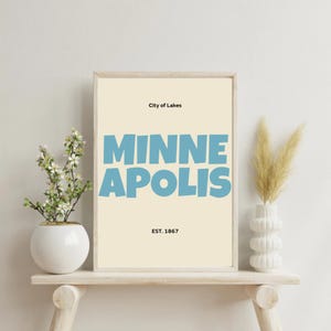 Minneapolis Wall Art Print