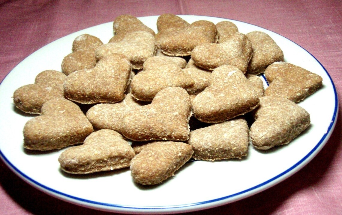Organic Dog Treats Healthy Hearts All Natural Dog Treats Etsy