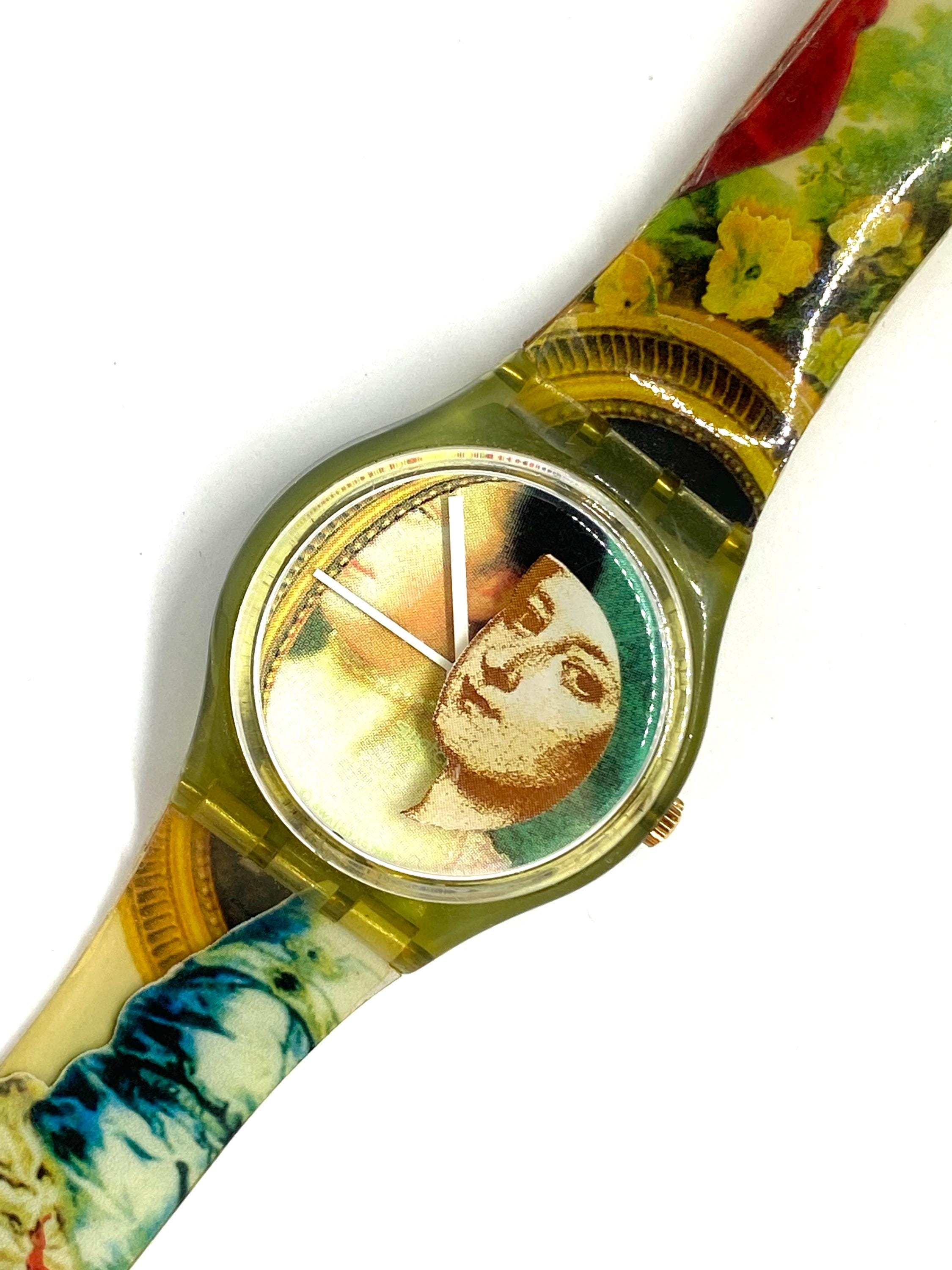 スウォッチ　The Lady & The Mirror　Swatch VTG 1997 Swatch Watch The Lady & The Mirror GN170 Designed