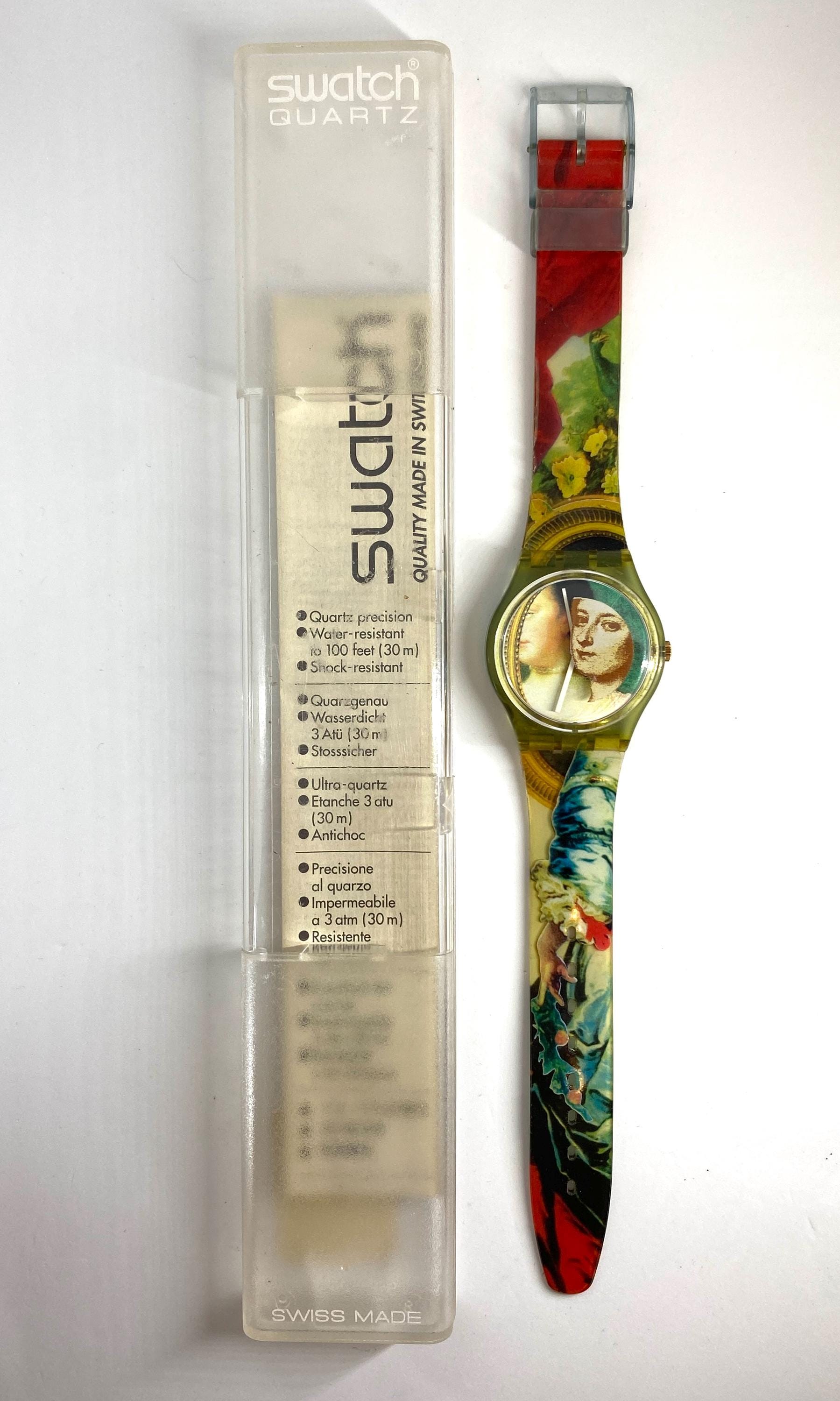 Swatch X Miran Fukuda - Lady in the Mirror GN170 (1997) - Etsy
