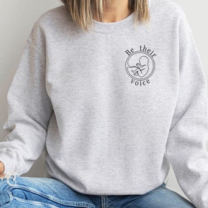 Prolife Sweatshirt, Pro-Life Pullover, Gift for Christian Mom, March For Life Sweatshirt, Pro life Sweater for Election for Conservative