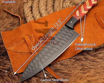 Cuchillo de chef personalizado, cuchillo de chef, grabado personalizado, inauguración de la casa, cocina, regalos de dama de honor para él, papá, hombres, ella, mamá, novio, boda